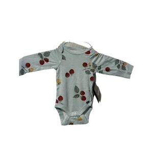 Modern Moments by Gerber Newborn 2pc Bodysuit and Pants Set Raspberry Sky